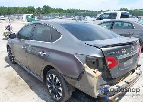 2016 Nissan Sentra Sr from USA, damaged, VIN 3N1AB7AP7GY255251